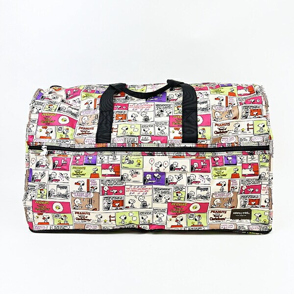 スヌーピー コミックカラー 折りたたみボストンバッグ(L) トラベル SNOOPY