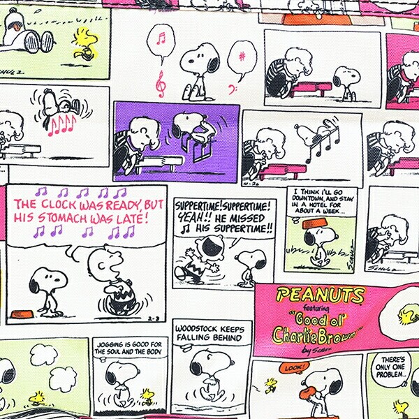 スヌーピー コミックカラー 折りたたみボストンバッグ(L) トラベル SNOOPY