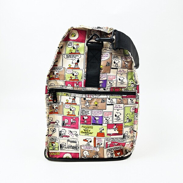 スヌーピー コミックカラー 折りたたみボストンバッグ(L) トラベル SNOOPY