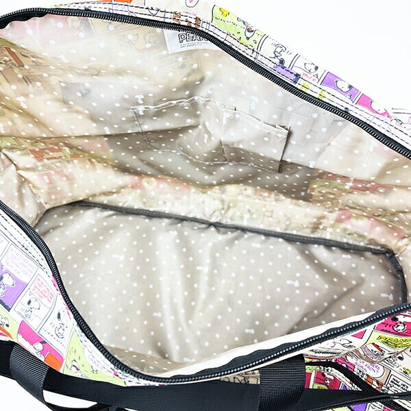 スヌーピー コミックカラー 折りたたみボストンバッグ(L) トラベル SNOOPY