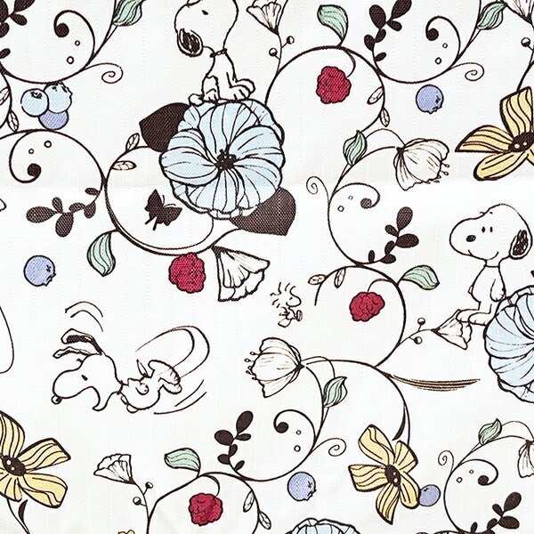 スヌーピー フラワーベージュ 折りたたみボストンバッグ(M) トラベル SNOOPY