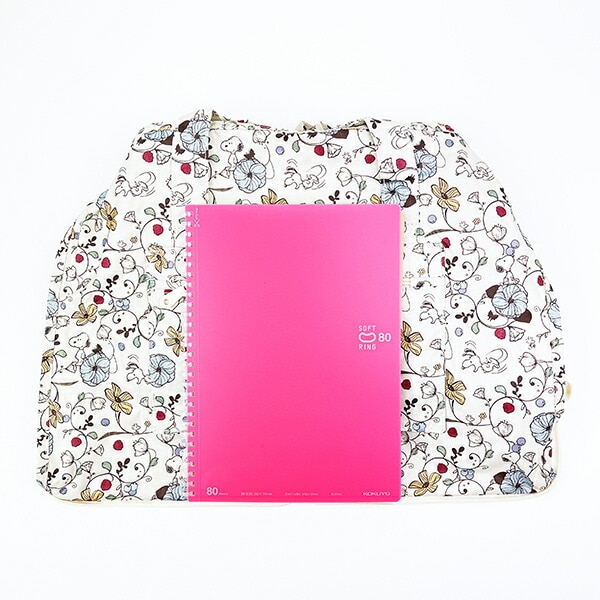 スヌーピー フラワーベージュ 折りたたみボストンバッグ(M) トラベル SNOOPY