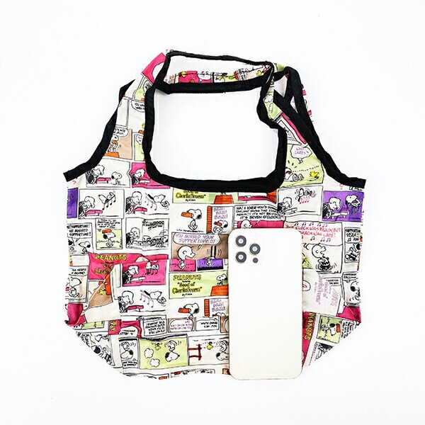 スヌーピー コミックカラー 折りたたみエコバッグ(S) SNOOPY