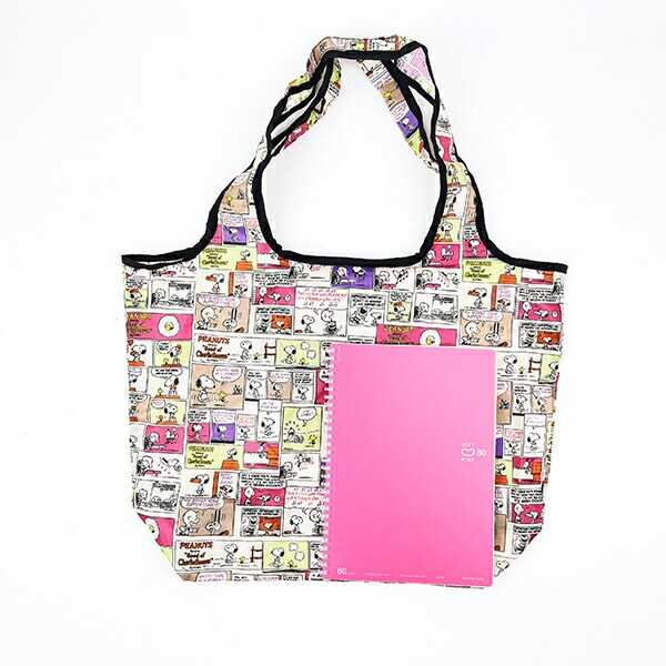 スヌーピー コミックカラー 折りたたみエコバッグ(M) SNOOPY