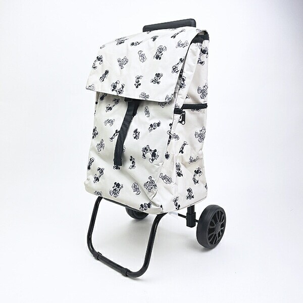 ディズニー ミッキー 保冷保温ショッピングカート (スケッチベージュ) キャリー Disney