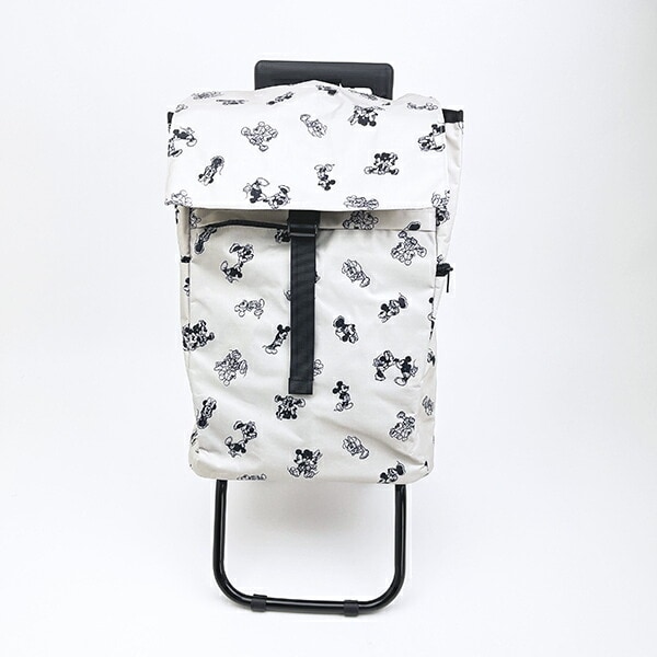 ディズニー ミッキー 保冷保温ショッピングカート (スケッチベージュ) キャリー Disney