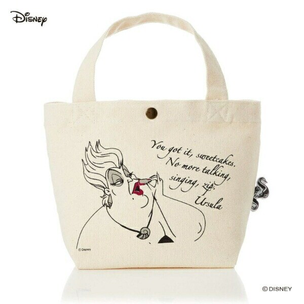 ディズニー アースラー 帆布ミニトートバッグ ランチ Disney