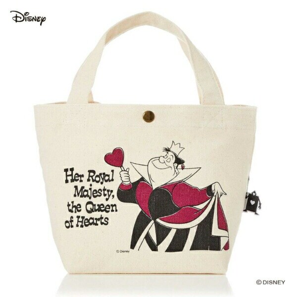 ディズニー ハートの女王 帆布ミニトートバッグ ランチ Disney