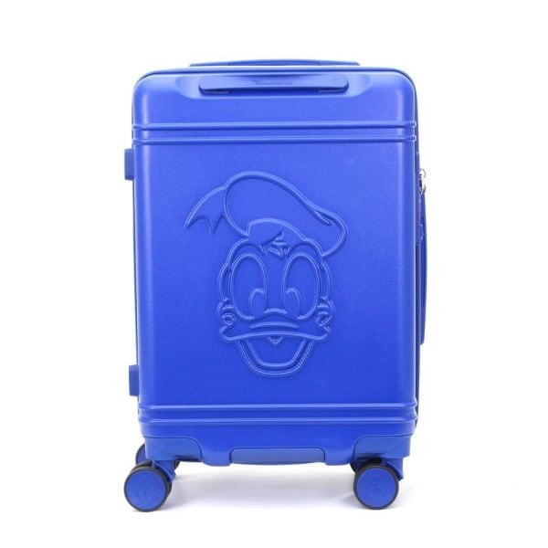 ディズニー ドナルドダック スーツケース フェイス S キャリー ブルー 30L 機内持ち込み