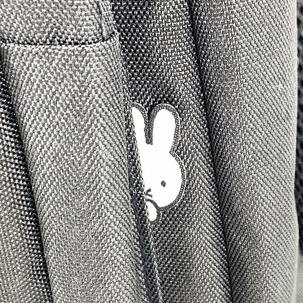 ミッフィー フェイス ブラック＆ホワイト バックパック 通学 旅行 バッグ リュック 学校