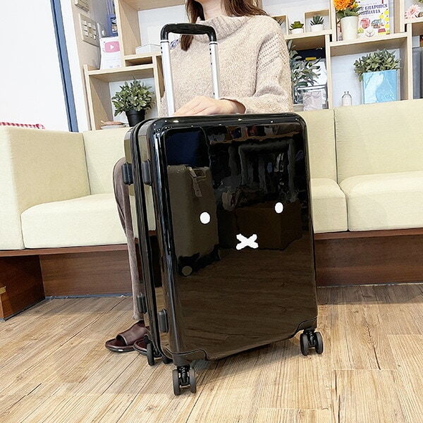 ミッフィー miffy スーツケース キャリーケース 53L フェイスブラック☆★