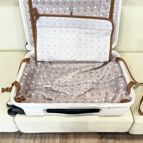 ミッフィー miffy スーツケース キャリーケース 53L フェイスホワイト☆★