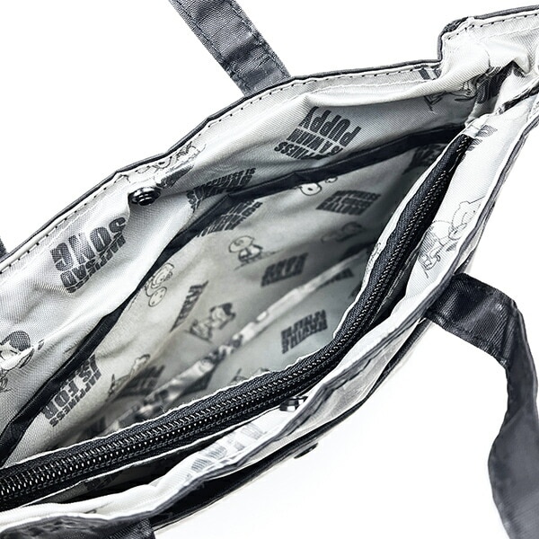 スヌーピー スターブラック ポケット付きバッグインバッグ ランチ用品 SNOOPY