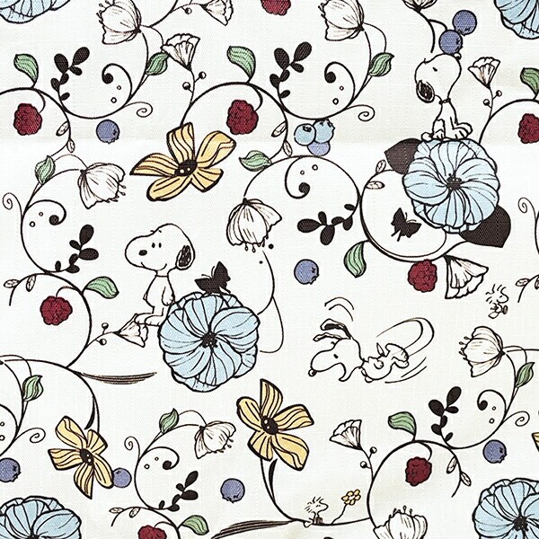 スヌーピー フラワーベージュ 折りたたみボストンバッグ(L) トラベル SNOOPY