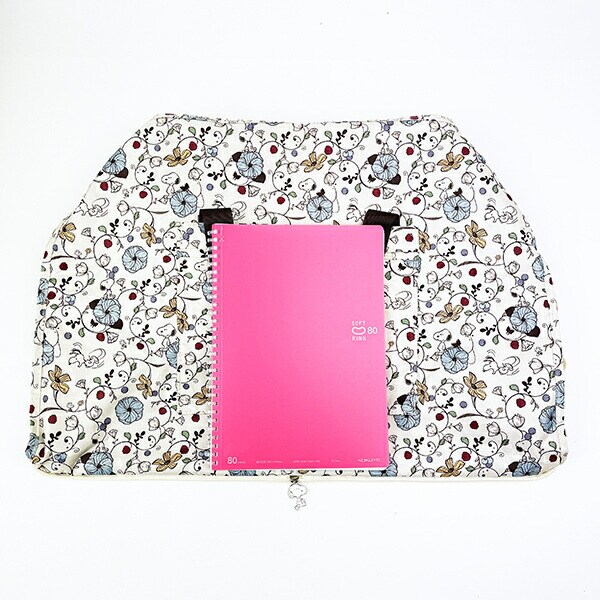 スヌーピー フラワーベージュ 折りたたみボストンバッグ(L) トラベル SNOOPY