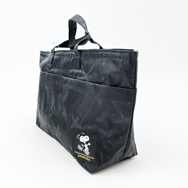 スヌーピー スターブラック バッグインバッグ ランチ用品 SNOOPY