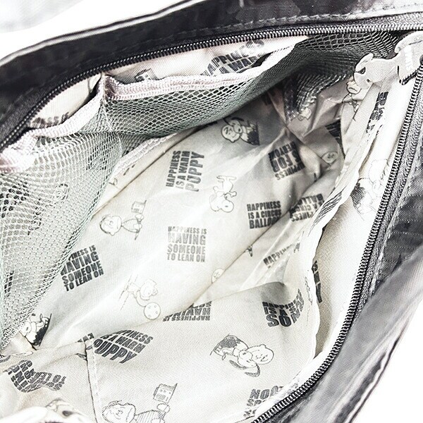 スヌーピー スターブラック バッグインバッグ ランチ用品 SNOOPY