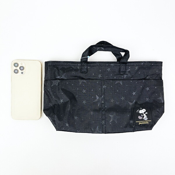 スヌーピー スターブラック バッグインバッグ ランチ用品 SNOOPY