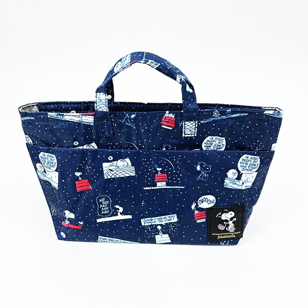 スヌーピー ナイト＆スリープネイビー バッグインバッグ ランチ用品 SNOOPY