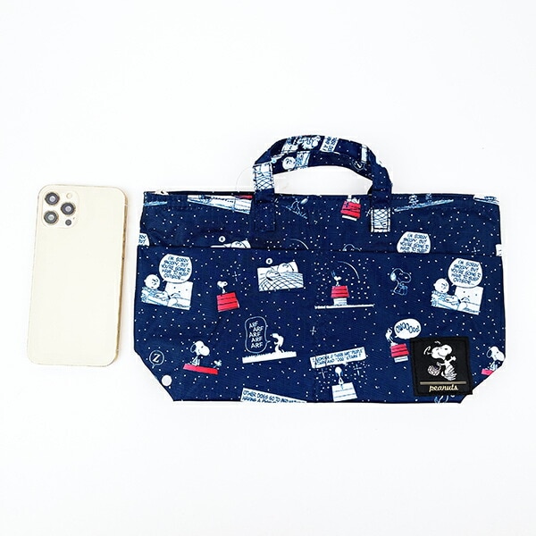 スヌーピー ナイト＆スリープネイビー バッグインバッグ ランチ用品 SNOOPY