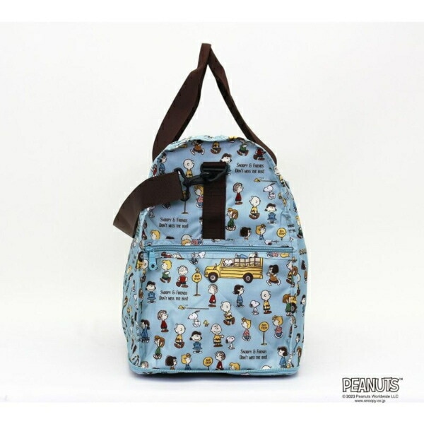 スヌーピー 折りたたみボストンバッグ(L) バスストップブルー トラベル SNOOPY