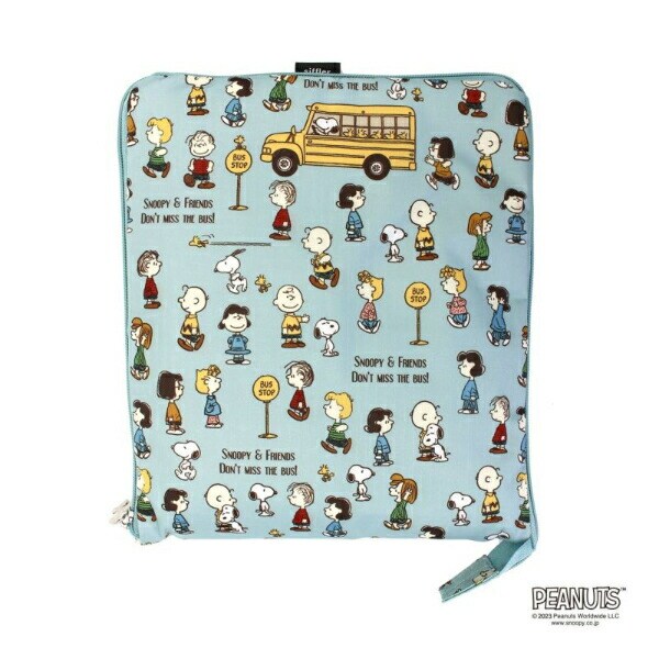 スヌーピー 折りたたみボストンバッグ(L) バスストップブルー トラベル SNOOPY