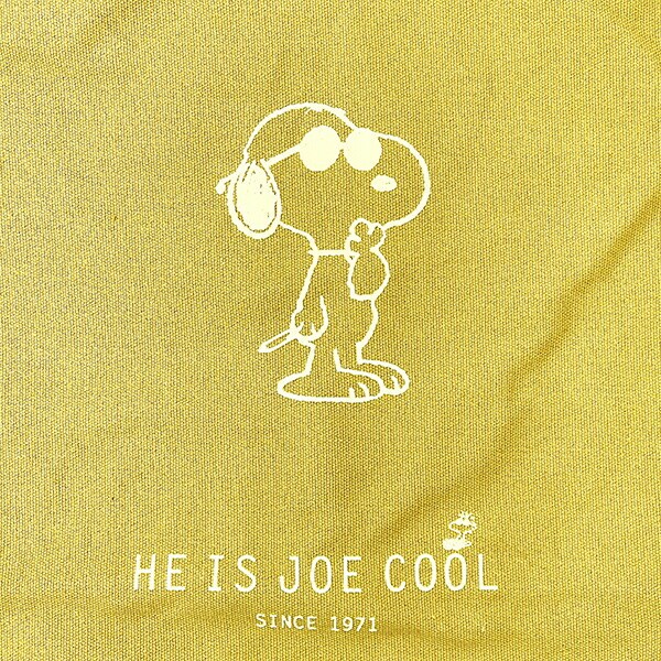 スヌーピー ジョークール 帆布トートバッグ ベージュ SNOOPY