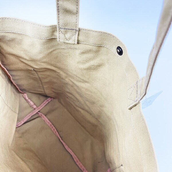 スヌーピー ジョークール 帆布トートバッグ ベージュ SNOOPY