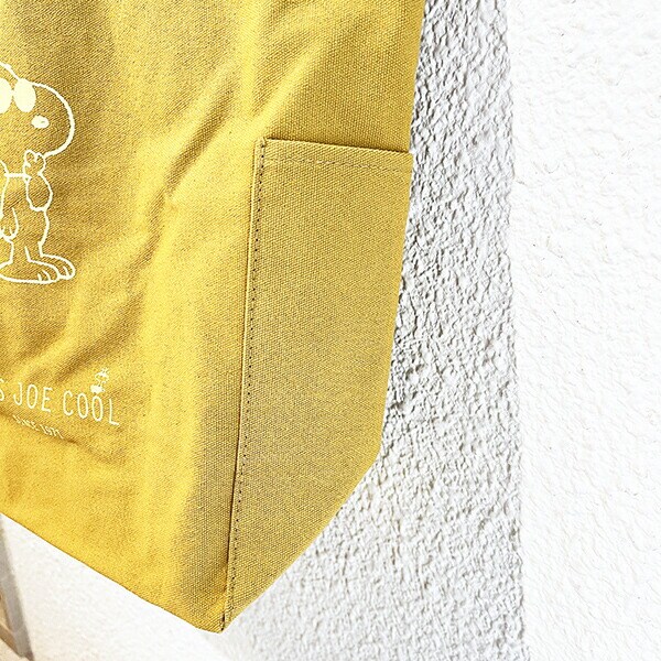 スヌーピー ジョークール 帆布トートバッグ ベージュ SNOOPY