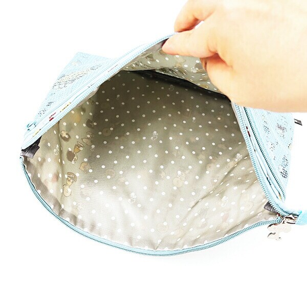 スヌーピー バスストップブルー マルチポーチセット トラベル SNOOPY