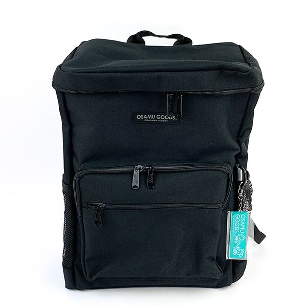 オサムグッズ リュック スクエア グレーロゴ リュック バッグ 通学 旅行 学校