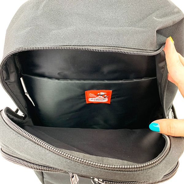 オサムグッズ リュック ラウンド ホワイトロゴ リュック バッグ 通学 旅行 学校