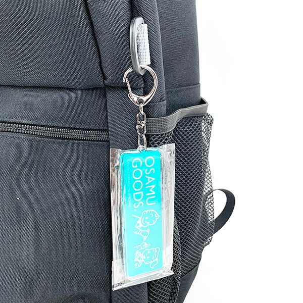 オサムグッズ リュック ラウンド グレーロゴ リュック バッグ 通学 旅行 学校