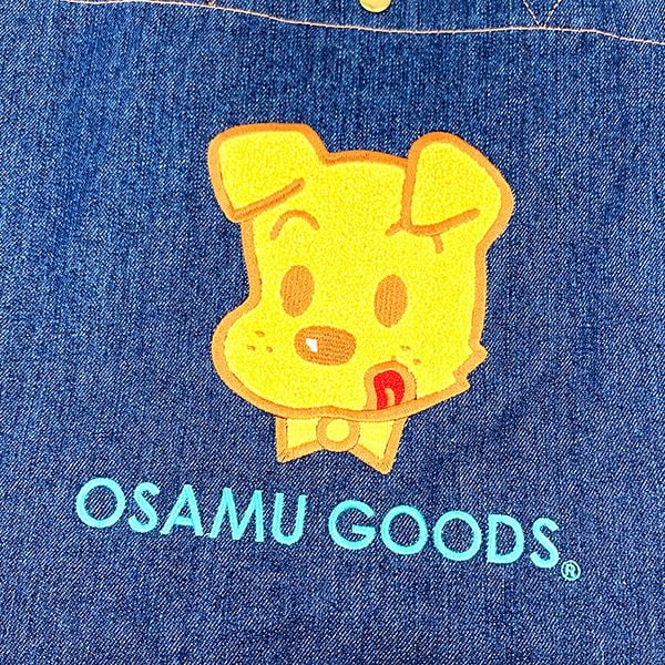 オサムグッズ ドッグデニムトートバッグ OSAMUGOODS 刺? ネイビー