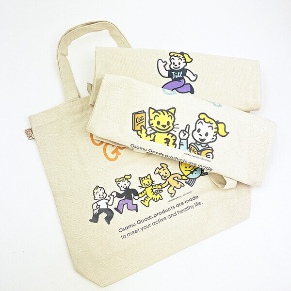 オサムグッズ ジル＆キャット 帆布トートバッグ OSAMUGOODS