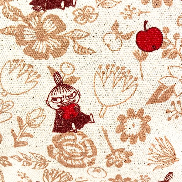 ムーミン ピクニック刺繍帆布 ポーチ 小物入れ (M)