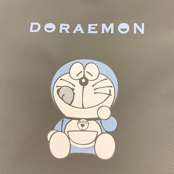 ドラえもん 保冷ランチバッグ  ブラック 大容量 スクエア型 約7リッター