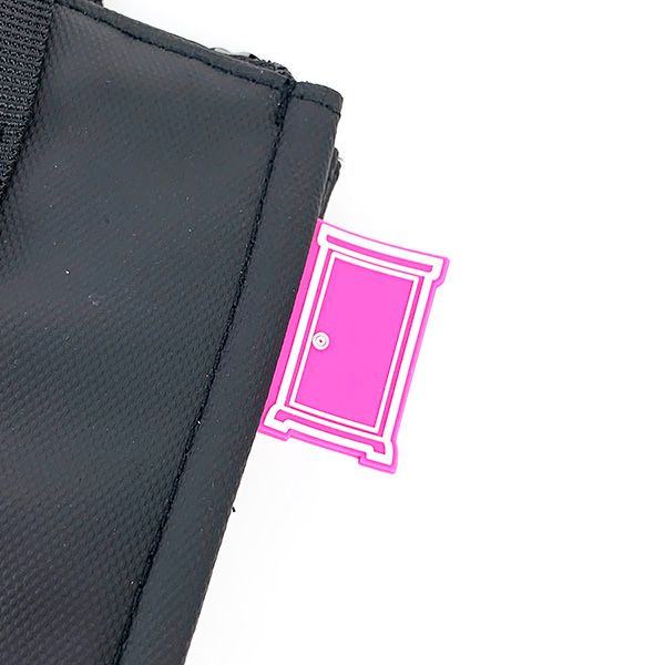 ドラえもん 保冷ランチバッグ  ブラック 大容量 スクエア型 約7リッター