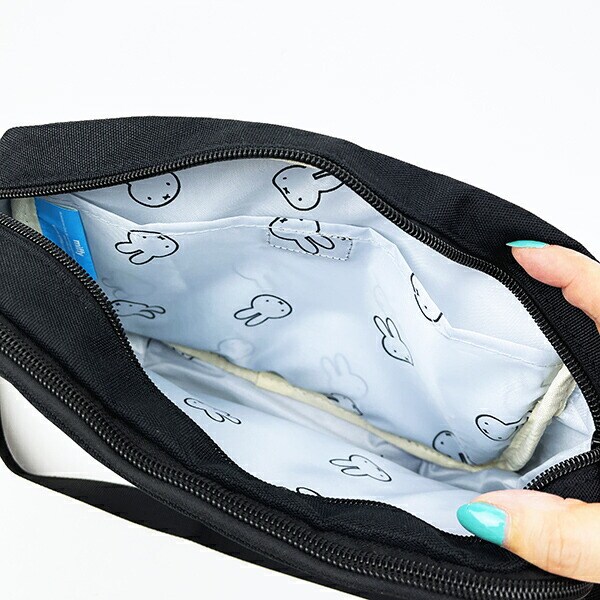 ミッフィー miffy ミニショルダーバッグ (フェイスブラック)