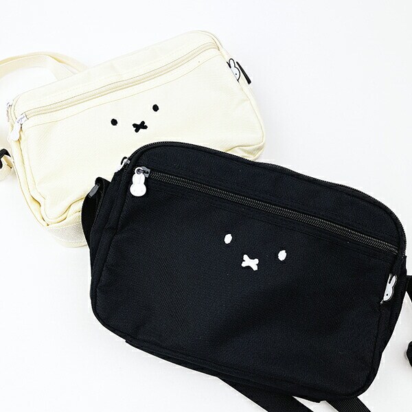 ミッフィー miffy ミニショルダーバッグ (フェイスブラック)