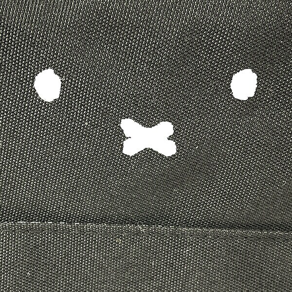 ミッフィー miffy 横型トートバッグ (フェイスブラック)