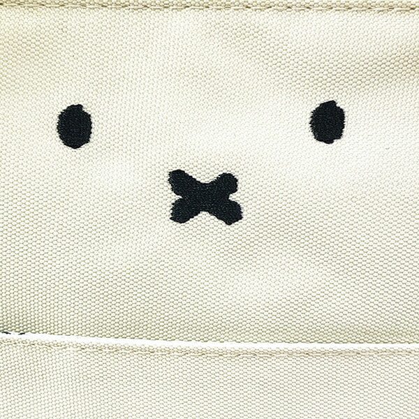 ミッフィー miffy 横型トートバッグ (フェイスアイボリー)