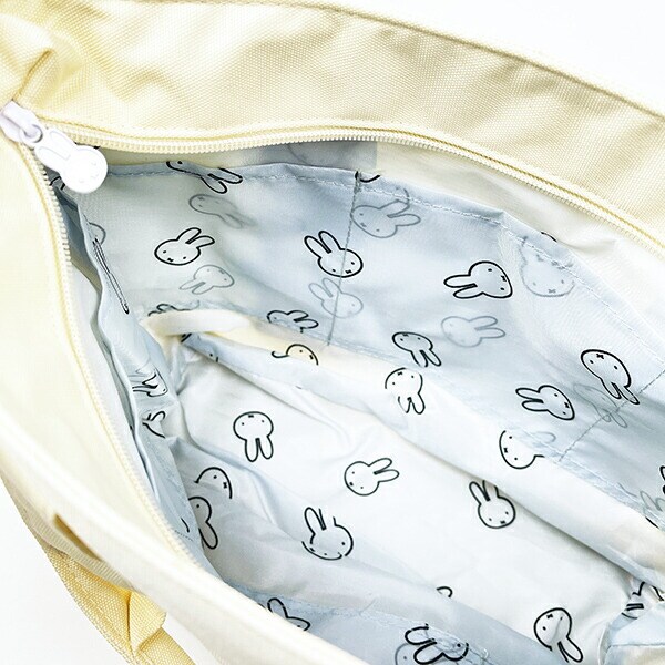 ミッフィー miffy 横型トートバッグ (フェイスアイボリー)