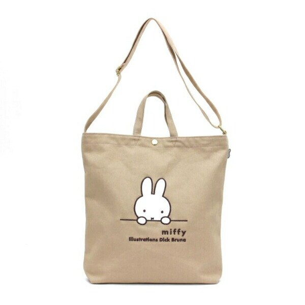 ミッフィー miffy ミッフィーフェイス 2WAY帆布トートショルダーバッグ トートバッグ