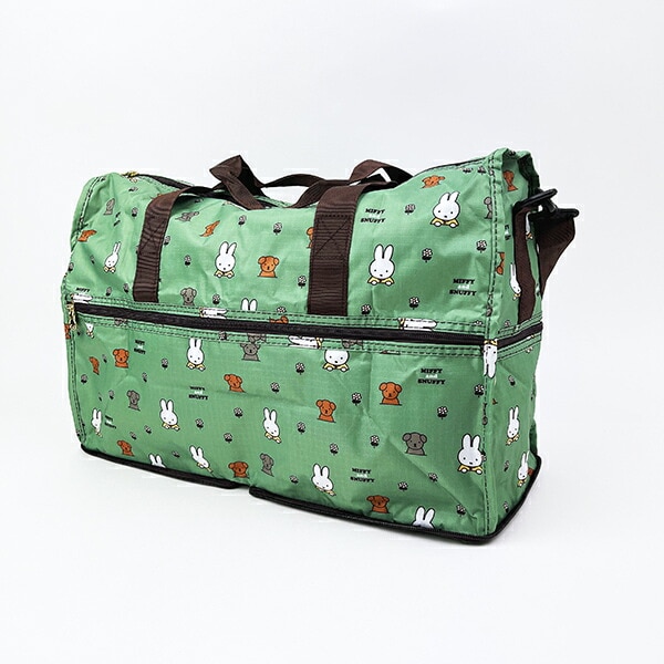 ミッフィー miffy スナッフィー 折りたたみボストンバッグ(M) トラベル