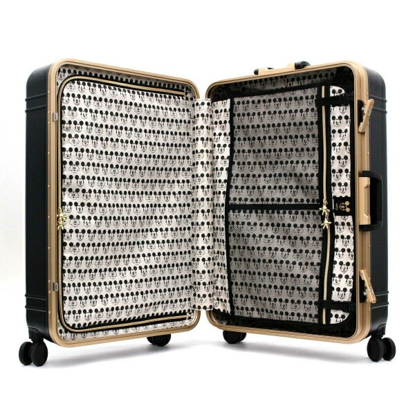 ディズニー ミッキー フレームスーツケース ブラック キャリーケース トラベル 旅行