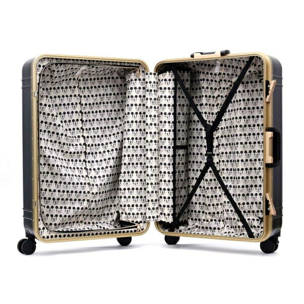 ディズニー ミッキー フレームスーツケース ブラック キャリーケース トラベル 旅行