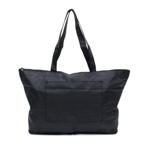 リラックマ 折りたたみトートバッグ ブラック