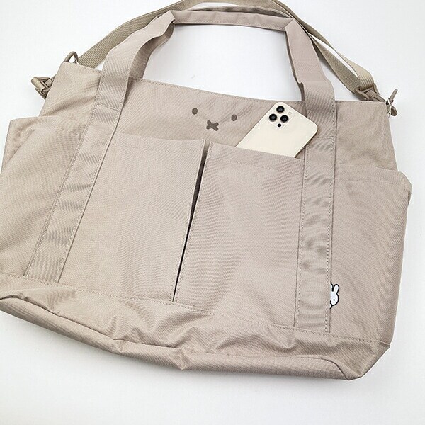 ミッフィー miffy フェイスミルクティー トートショルダーバッグ