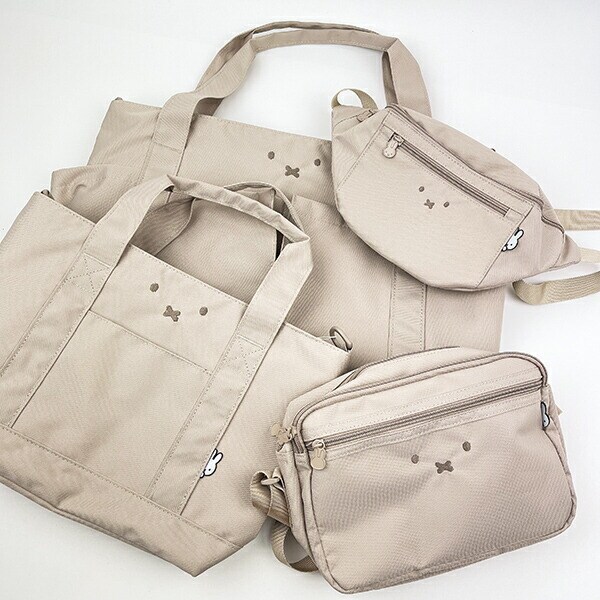 ミッフィー miffy フェイスミルクティー トートショルダーバッグ